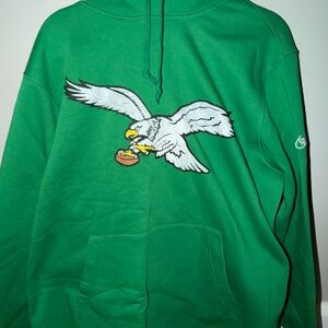 NFL x Nike Green Hoodie with Eagle Graphic